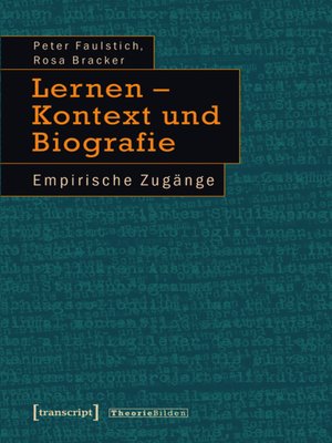 cover image of Lernen--Kontext und Biografie